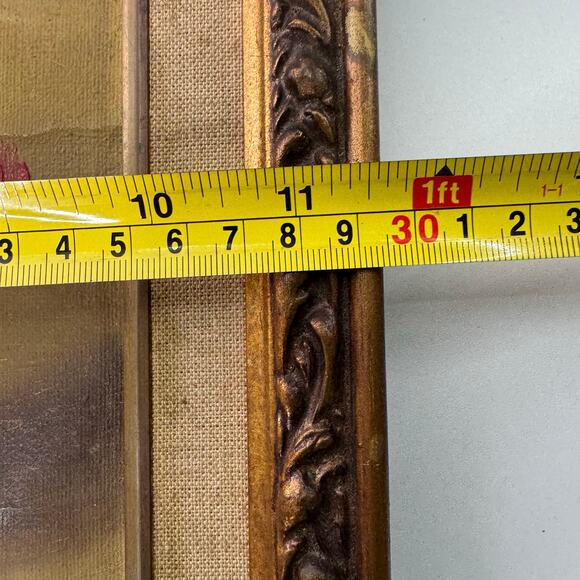 Vtg Robert Cox Signed Still Life Floral Oil Painting Wood & Gold Framed 1980s - Picture 5 of 8